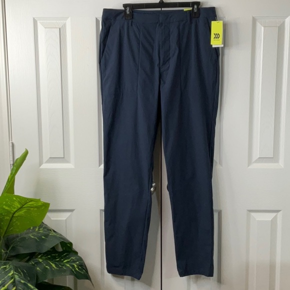 All In Motion Mens Commuter Pants Navy Blue Various Sizes - Picture 2 of 13